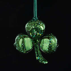 Item 103691 Shamrock Bell Ornament
