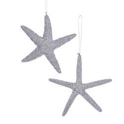 Item 103699 Silver Starfish Ornament