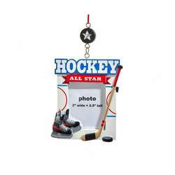 Item 103711 thumbnail Hockey Photo Frame Ornament