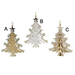 Item 103733 Gold Christmas Tree Ornament