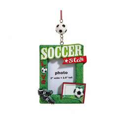 Item 103759 thumbnail Soccer Photo Frame Ornament