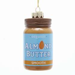 Item 103921 Almond Butter Jar Ornament