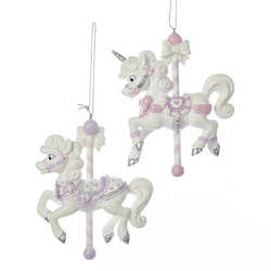 Item 103952 Sugar Plum Carousel Horse/Unicorn Ornament