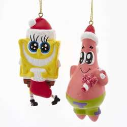 Item 103969 Happy SpongeBob/Patrick Ornament