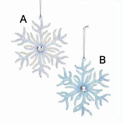 Item 103975 Coral Snowflake Ornament