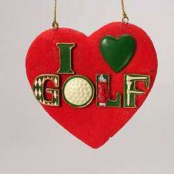 Item 103991 I Love Golf Ornament
