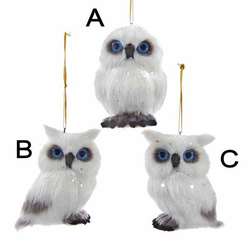 Item 104027 White Owl Ornament