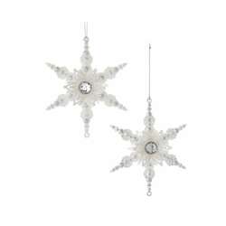Item 104097 thumbnail Snowflake With Silver Ornament