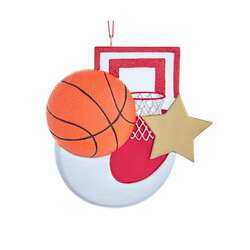 Thumbnail Basketball With Star Ornament