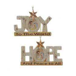 Item 104263 thumbnail Joy/Hope Inspirational Ornament