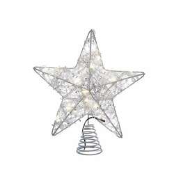 Item 104298 thumbnail Light Warm White LED 5-point Star Treetopper