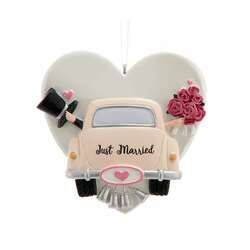 Item 104308 Wedding Car Ornament
