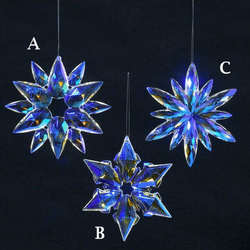 Item 104337 Purple/Blue Snowflake Ornament
