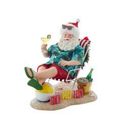 Item 104477 thumbnail Santa On Beach Chair Figure