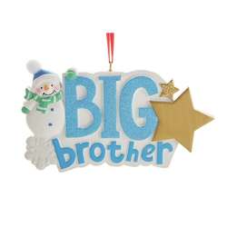 Item 104485 Big Brother Snowman Ornament