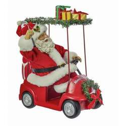 Item 104525 Golf Santa Driving Golf Cart