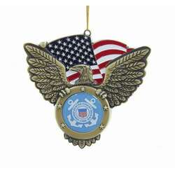 Item 104546 thumbnail Eagle With US Coast Guard Seal Ornament