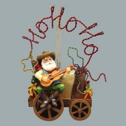 Item 104592 Ho-Ho-Ho Cowboy Santa Ornament