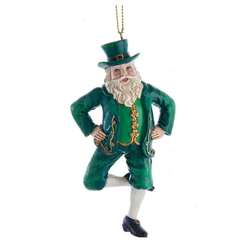 Item 104605 Irish Dancing Santa Ornament