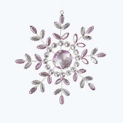Item 104647 Glitter Snowflake Ornament