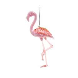 Item 104693 thumbnail Iridescent Flamingo With Gold Accents Ornament