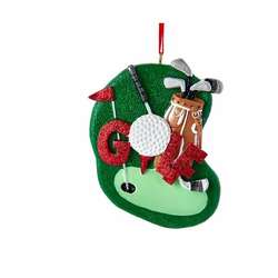 Item 104712 Golfing Personalize Ornament