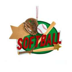 Item 104749 thumbnail Softball Ornament