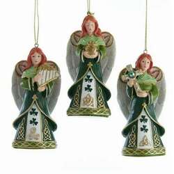 Item 104758  Irish Angel Ornament
