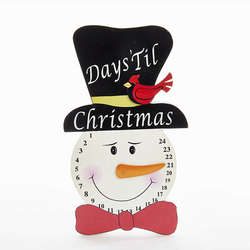 Item 104801 Snowman Days 'Til Christmas Hanging Decoration