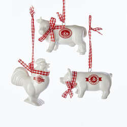 Item 104850 Farm Animal Ornament