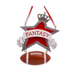 Item 105013 Fantasy Football With Star Ornament
