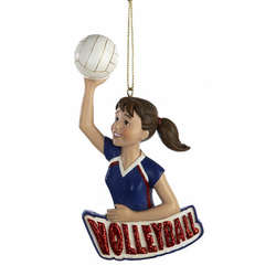 Item 105014 Girl Volleyball Ornament
