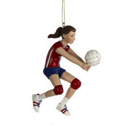 Item 105015 Girl Volleyball Ornament