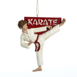Item 105024 Karate Boy Ornament