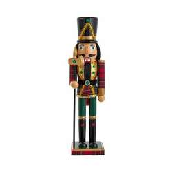 Item 105112 Plaid Soldier Nutcracker