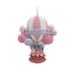 Item 105156 Baby's First Girl Hot Air Ballon Ornament