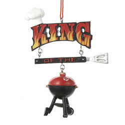 Item 105167 King Of The Grill Ornament