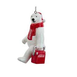 Item 105273 Coca Cola Polar Bear With Cooler Ornament