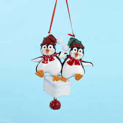Item 105314 Penguin Family Of Two Ornament
