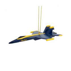 Item 105324 Navy Blue Angel Jet Ornament