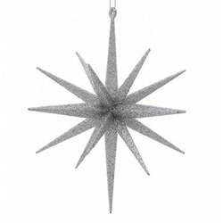 Item 105478 Silver Star Ornament