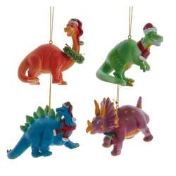 Item 105493 Multi Color Dinosaur Ornament