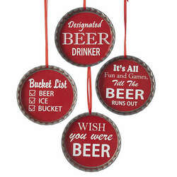 Item 105509 Beer Cap Ornament 
