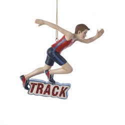 Item 105545 Track Boy Ornament