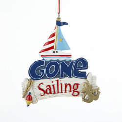 Item 105599 Gone Sailing Boat Ornament