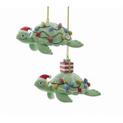 Item 105657 thumbnail Whimsical Green Sea Turtle Ornament