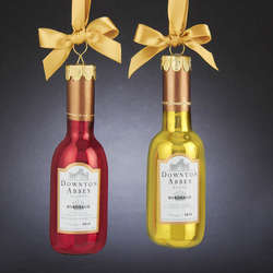 Item 105979 Downton Abbey Wine Bottle Ornament 