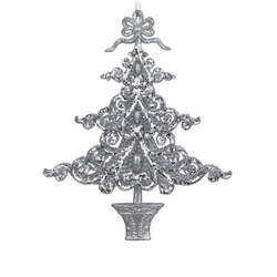 Item 106046 Silver Tree Ornament