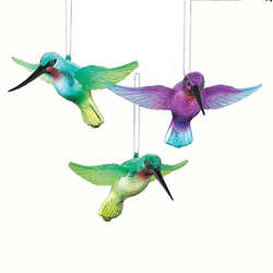 Item 106080 Multicolor Hummingbird Ornament