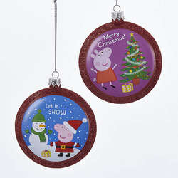 Item 106089 Peppa Pig Disc Ornament 